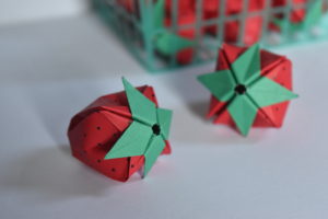 Origami Strawberry Tutorial